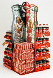 Coca-Cola Corrugated Floor Display