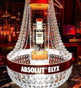 Absolut Elyx Chandelier Bottle Glorifier