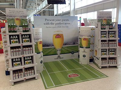 Stella Artois Mass Soccer Display