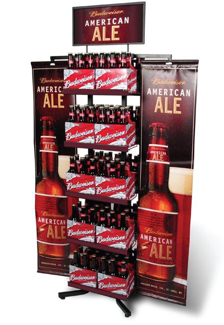 Budweiser American Ale Metal Display