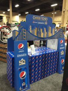 Pepsi Corrugated Display Enhancer