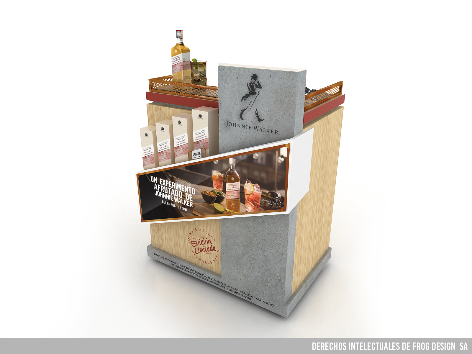 Bottle Display Cart