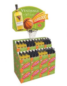 Vendange Wine Corrugated Floor Display