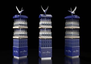 Grey Goose Bottle Display