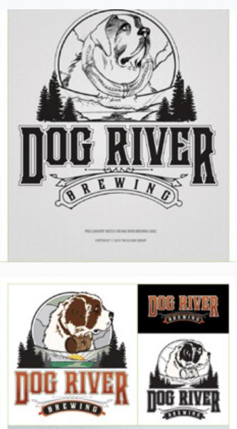 Dog River Brewing POS Sticker