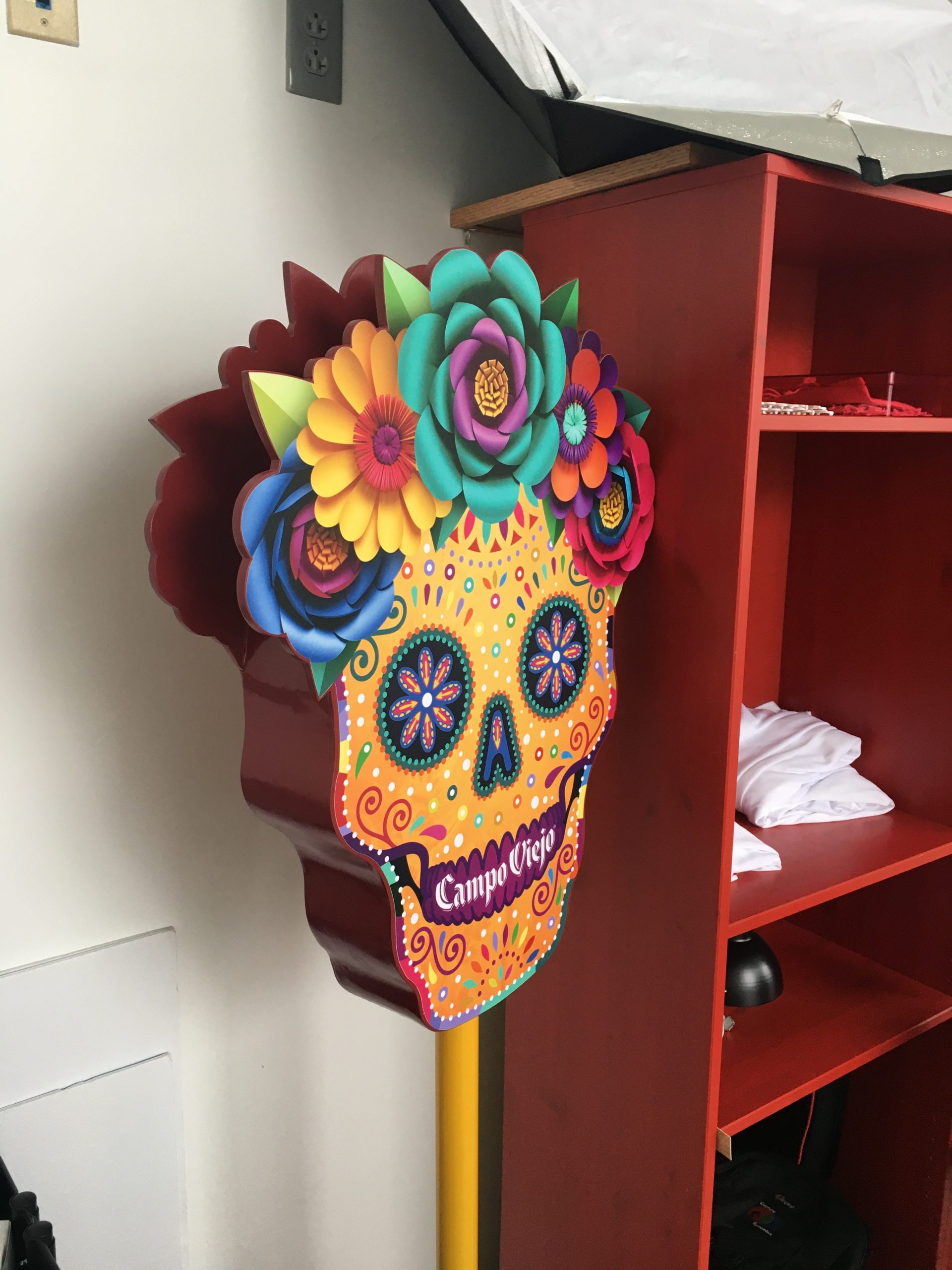 Campo Viejo Sugar Skull Pole Topper
