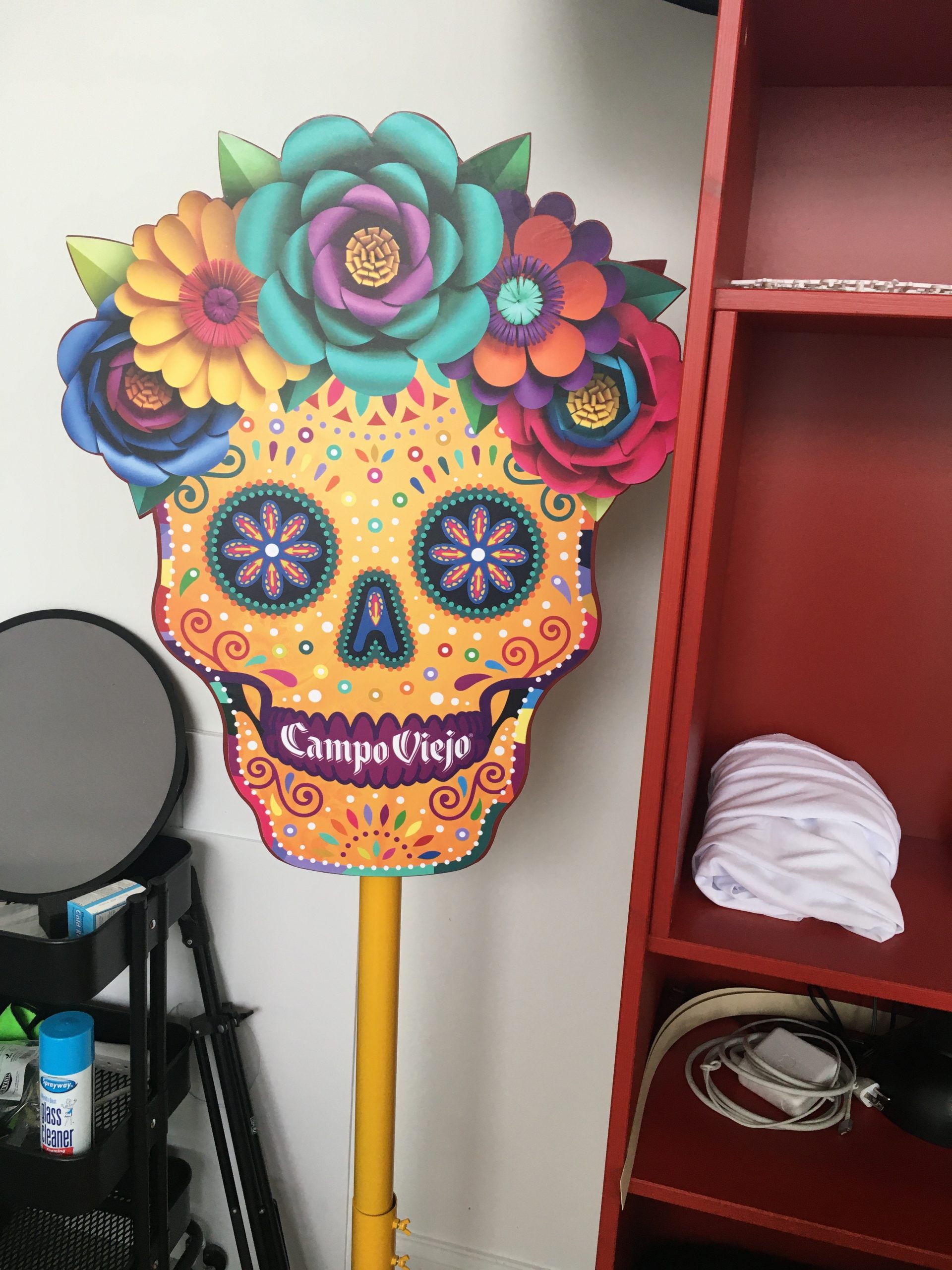 Campo Viejo Sugar Skull Pole Topper