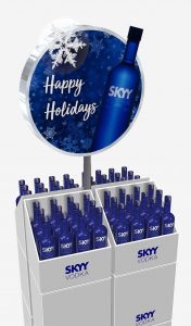 Skyy Vodka Holiday Pole Topper