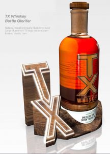 TX Whiskey Bottle Glorifier