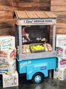 Deep Eddy Flavored Vodka Lemonade Stand Display