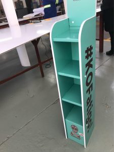 Narrow Corrugated Display