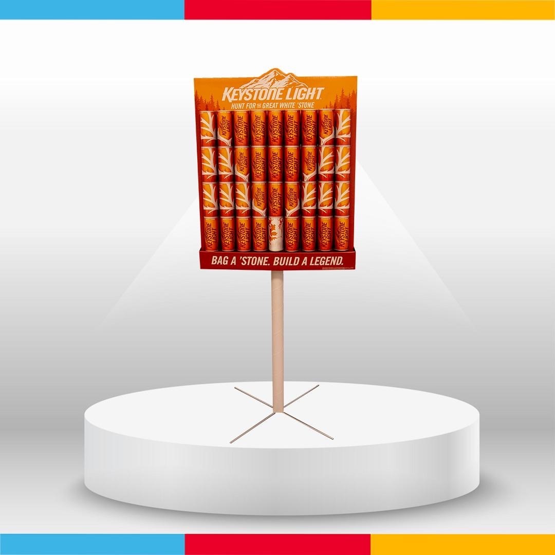 Pole Topper Corrugated Display