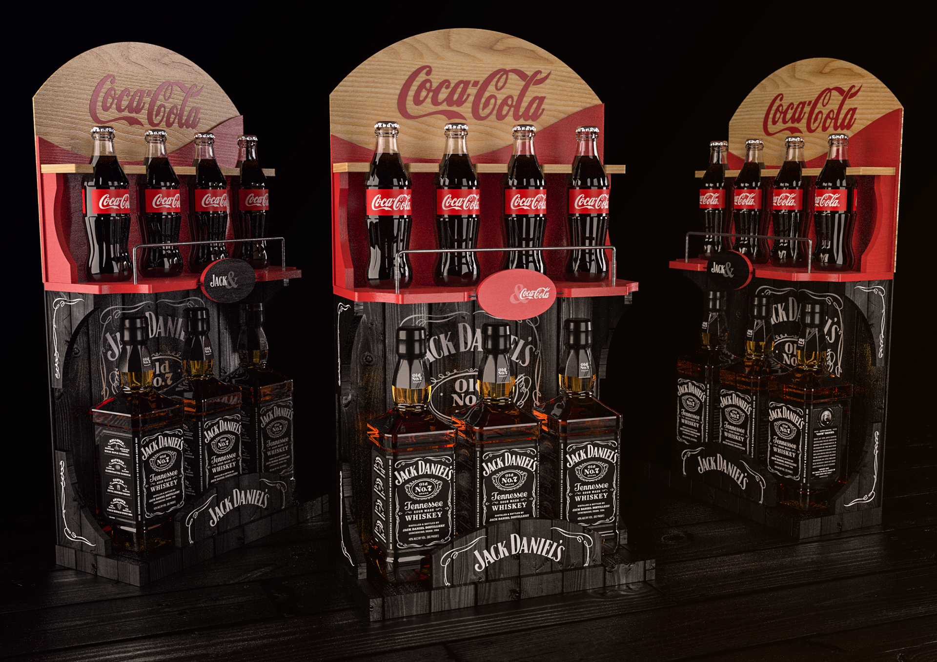 Jack and Coke Display