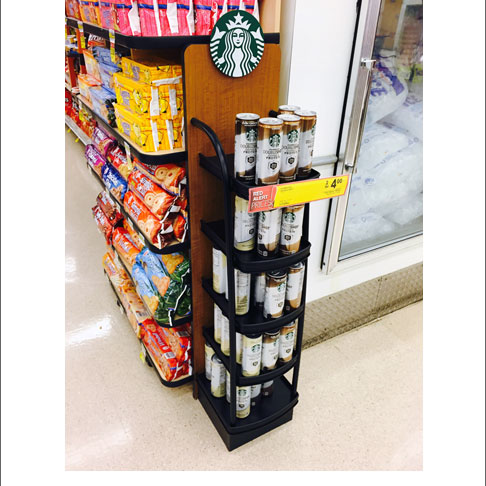 Starbucks Metal Rack Display