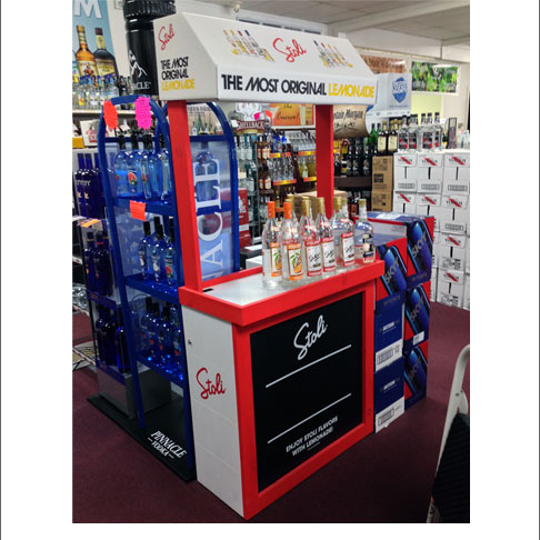 Stoli Lemonade Stand Display