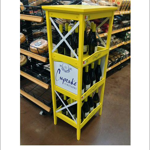 End Of Aisle Wooden Display