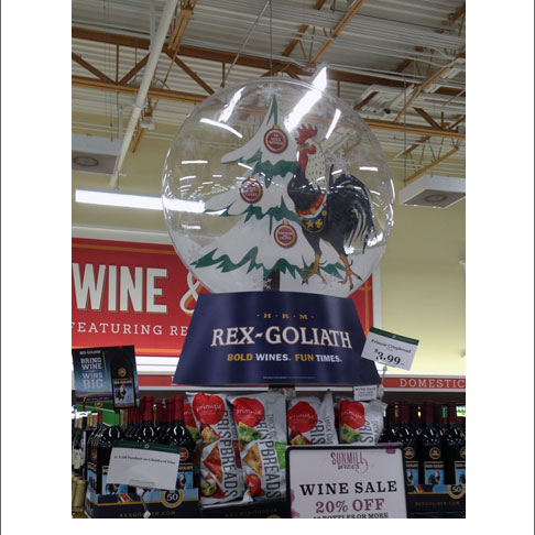 Rex-Goliath Snow Globe Display