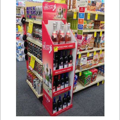Barefoot Wines Corrugated Display