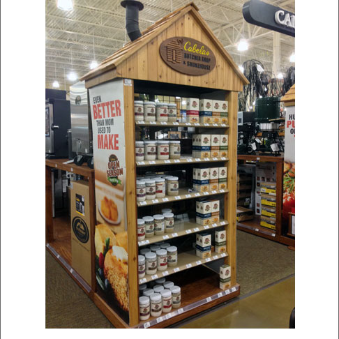 Wood House Shelf Display