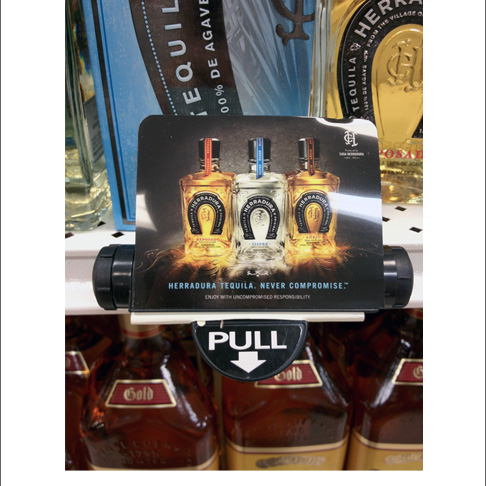 Herradura Shelf Talker