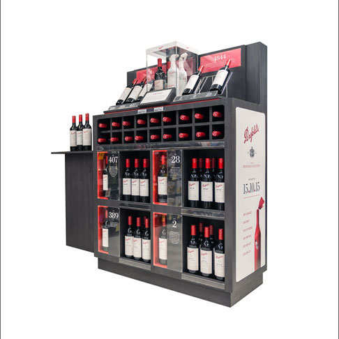 Large Wine Display Shelf and Stand