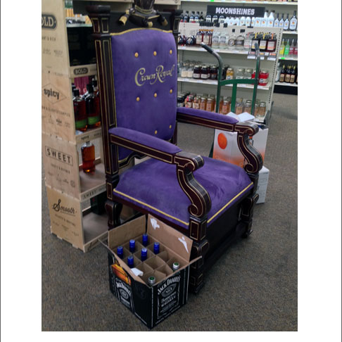 Crown Royal Thrown Display Enhancer