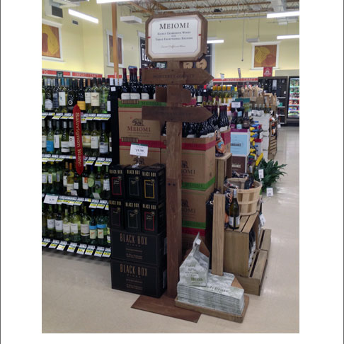 Wood Directional Post Stand