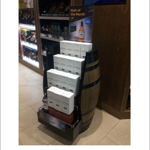Wooden Barrel Stadium Shelving