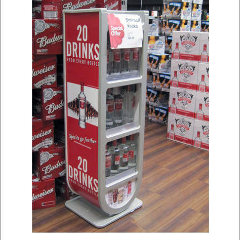 Smirnoff Plastic Display