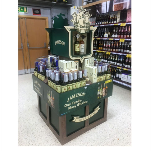 Jameson Walkaround Wood Display