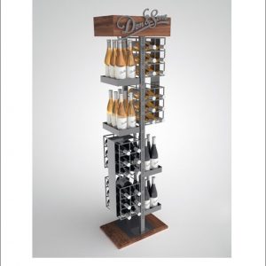 Don & Sons Metal Wine Rack Display