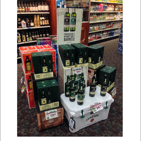 Jameson Case Bin & Dealer Loader Display