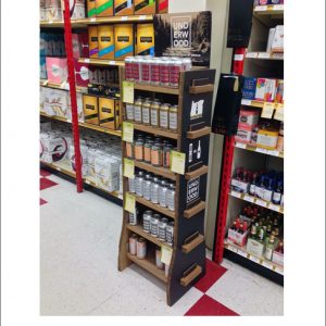 Underwood Wine Corrugated Display