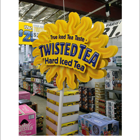 Twisted Tea Pole Topper