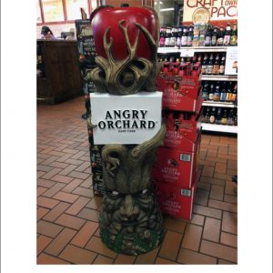 Angry Orchard Plastic Display Enhancer