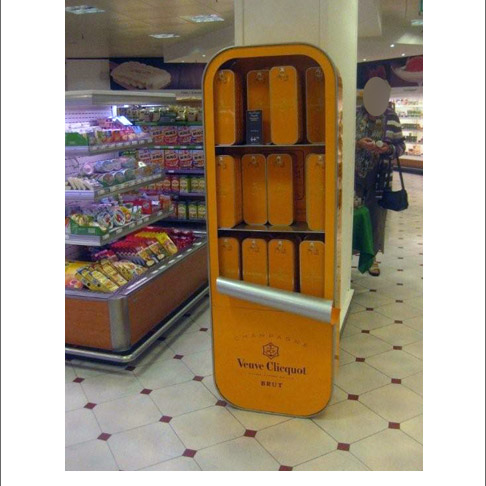 Veuve Clicquol Metal Display