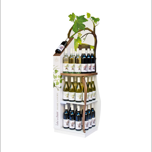 Wine Wood Display