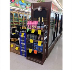 Goose Island Wood Display