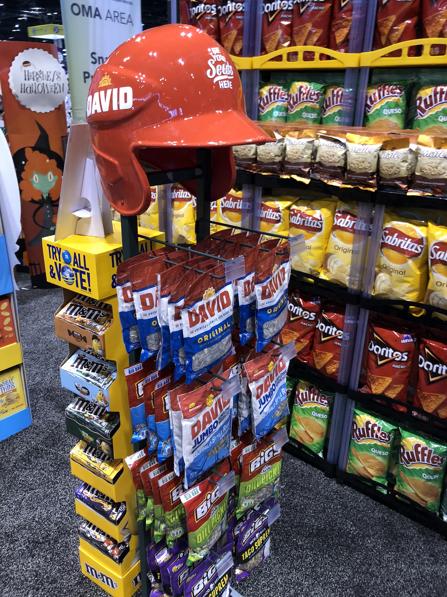 David Sunflower Seeds Metal Rack Display
