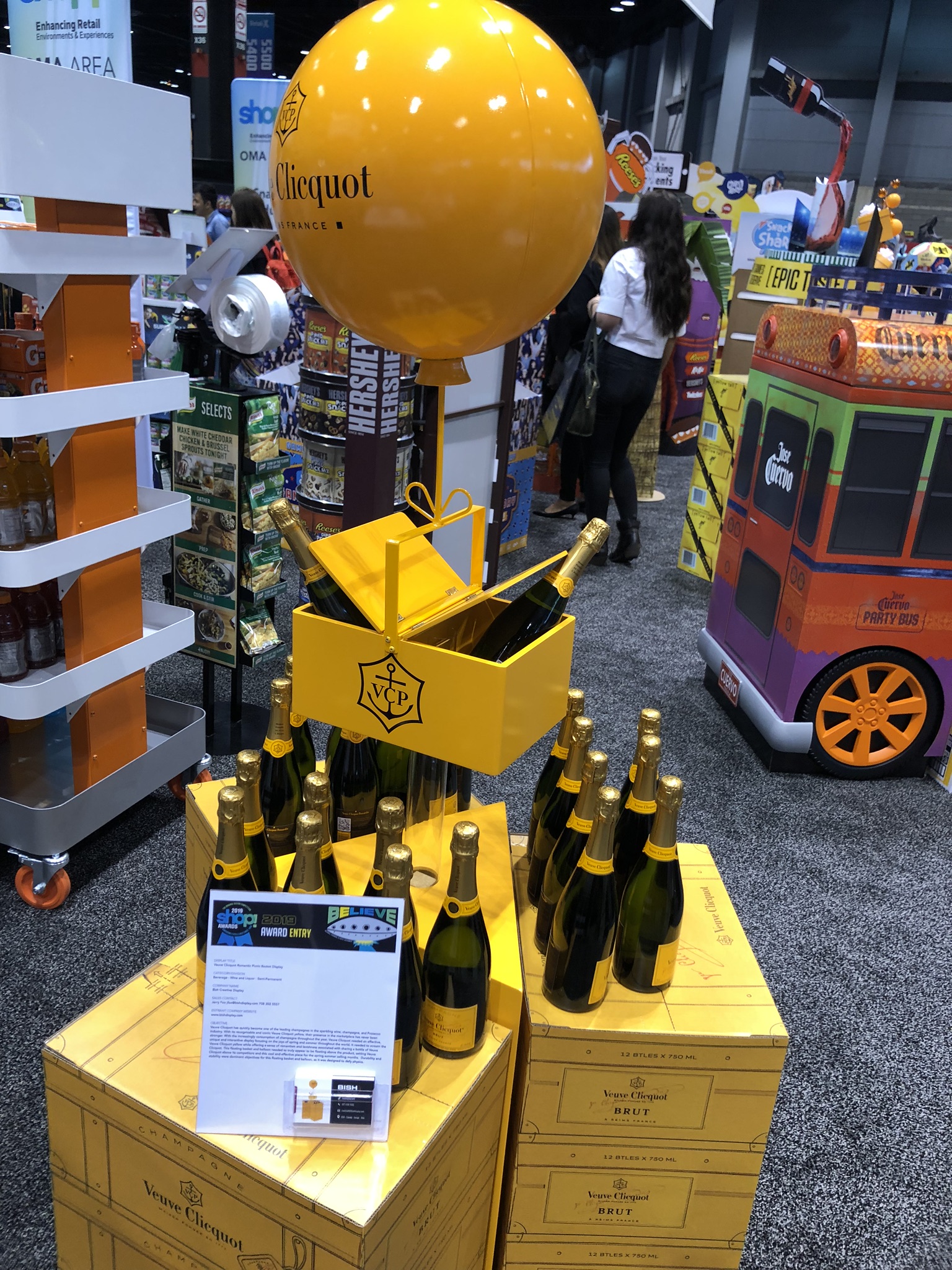 Veuve Clicquot Air Balloon Display