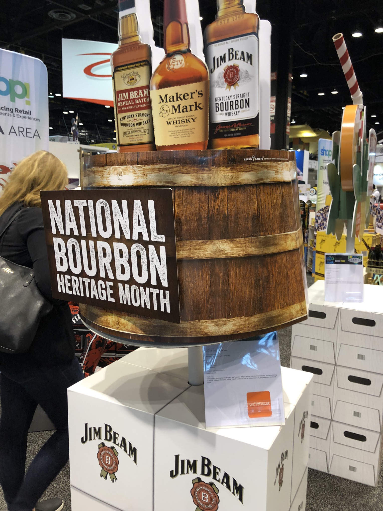 Corrugated Barrel Inspired Display
