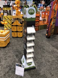 Open Nature Corrugated Shelf Display