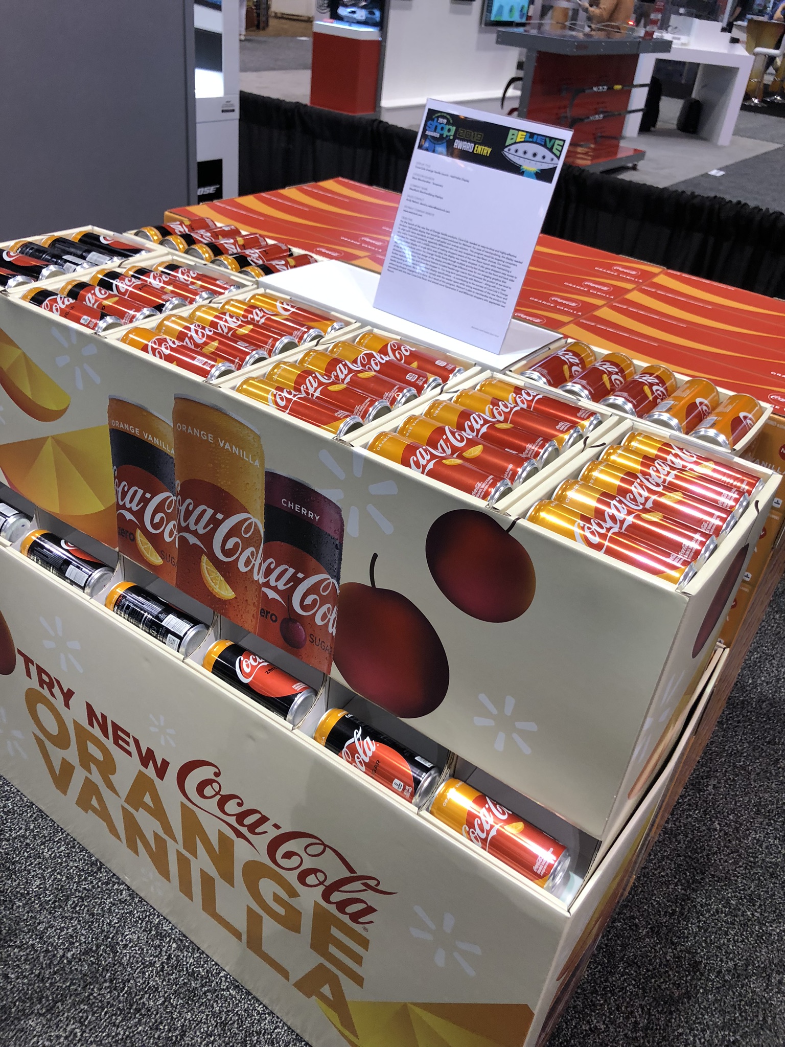 Coca-Cola Corrugated Floor Display