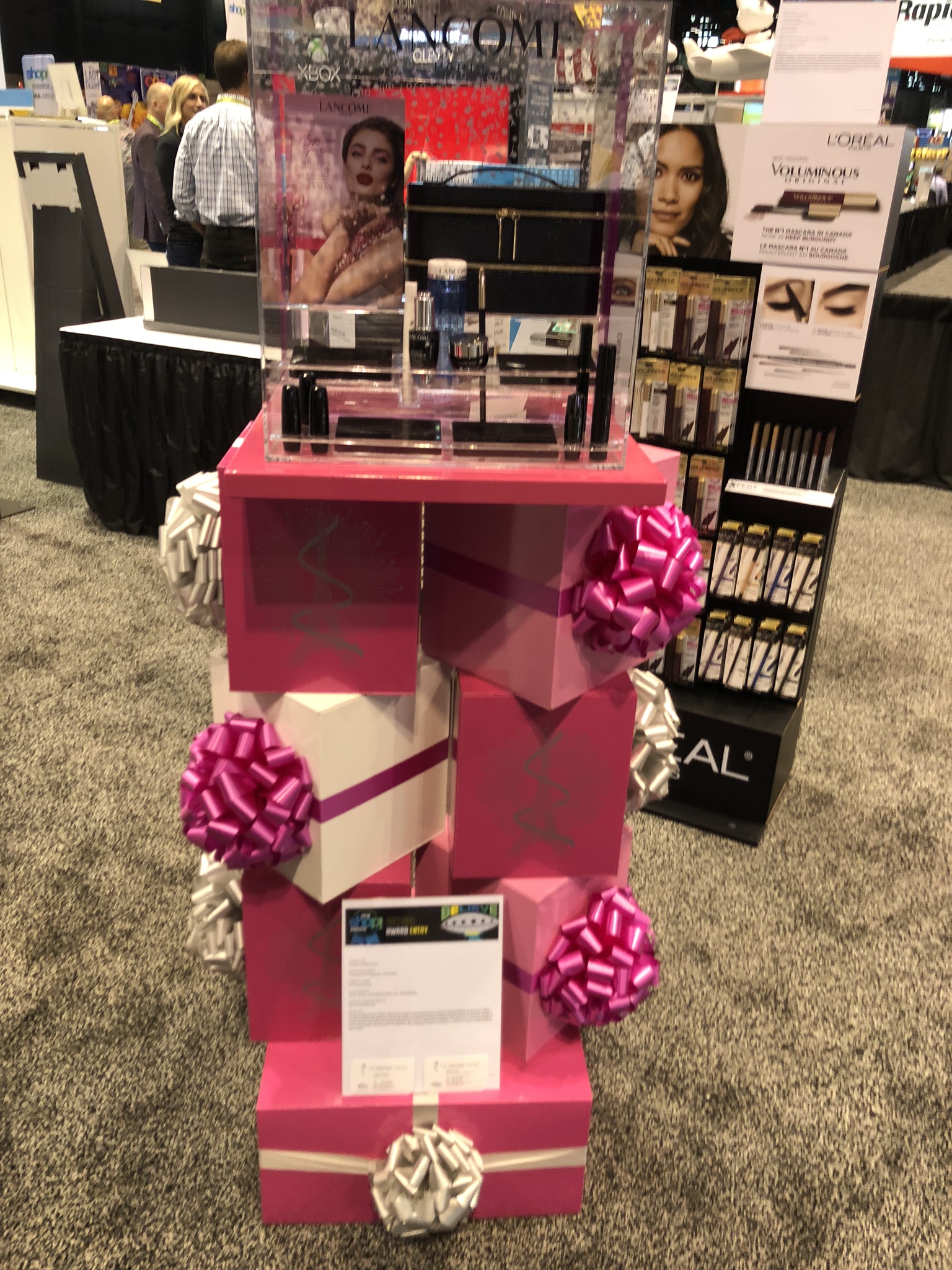 Lancome Stacked Gift Display