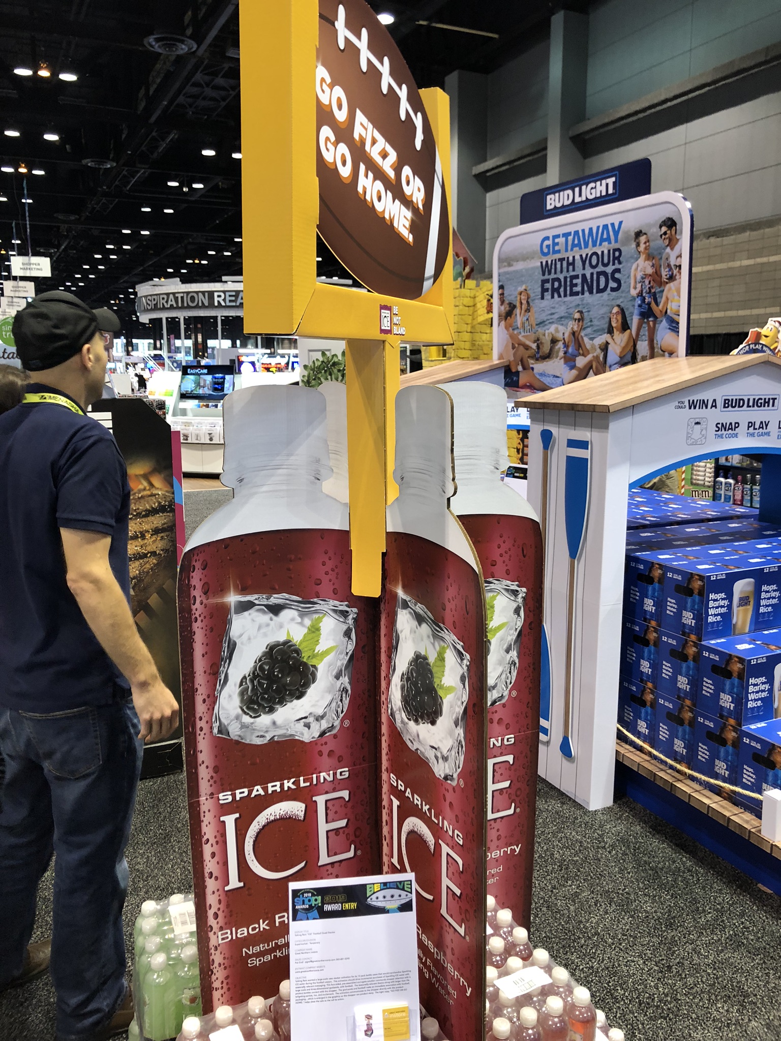Sparkling Ice Corrugated Display