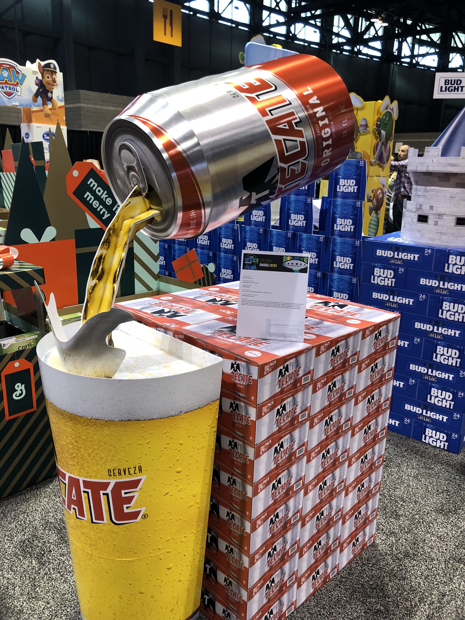 Tecate Beer Display Enhancer