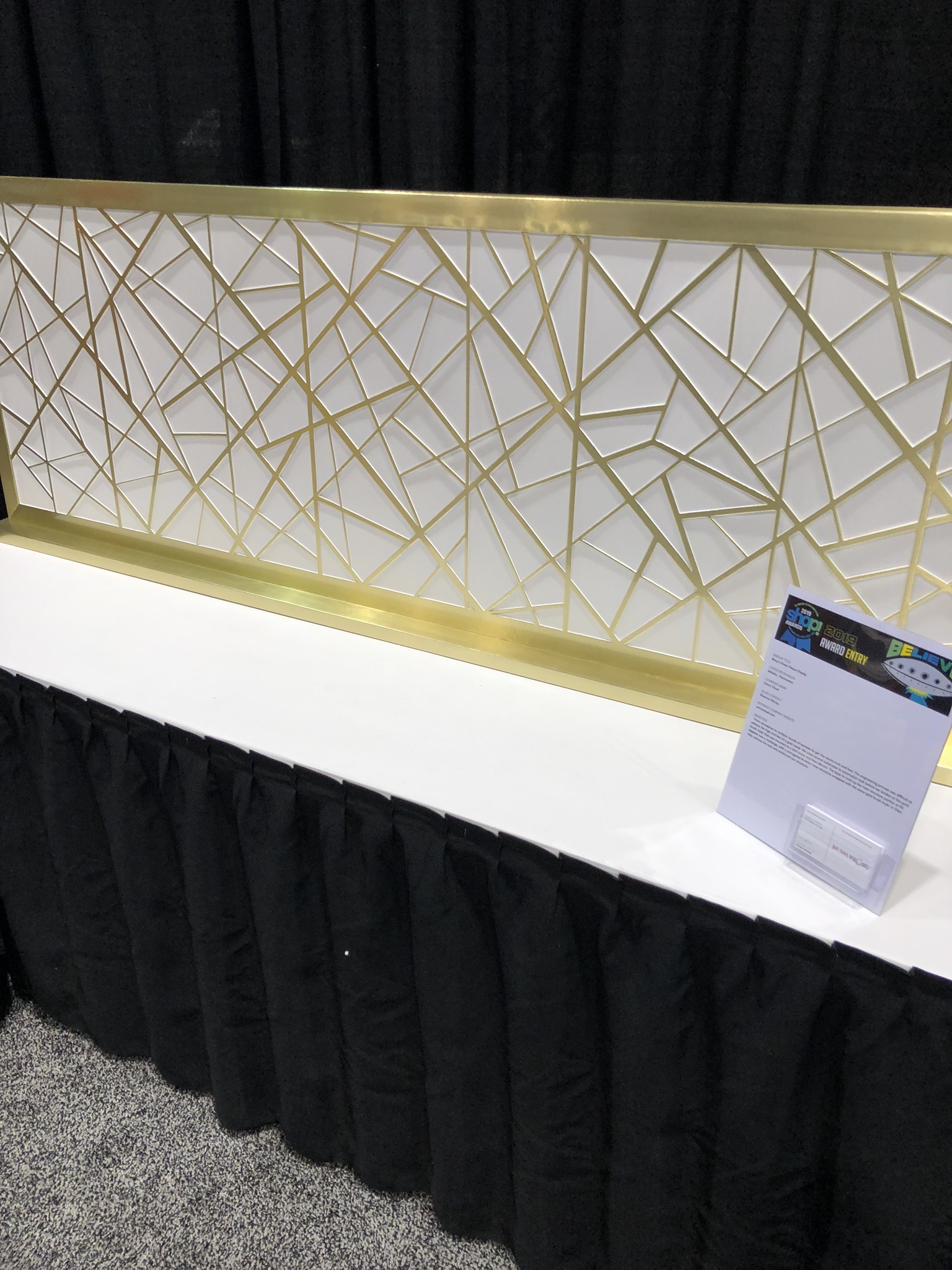Metal Geometric Frame