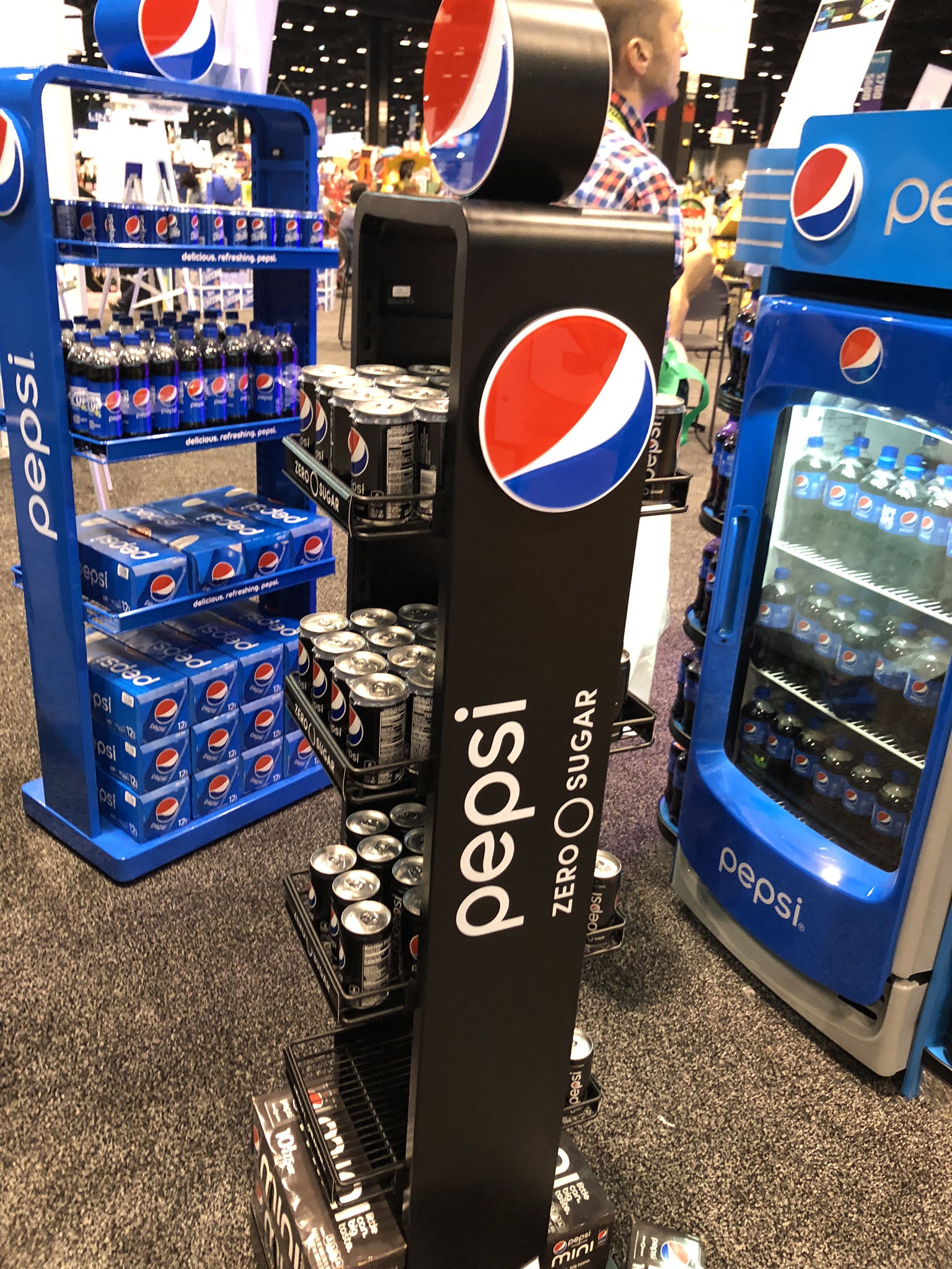 Pepsi Zero Sugar Metal Display