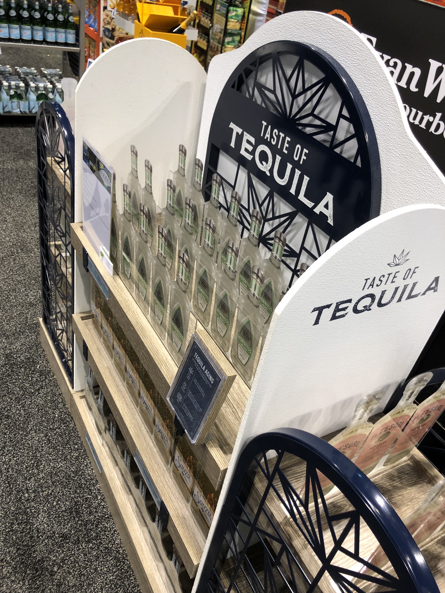 Taste Of Tequila Wood Floor Display