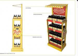Boulevard Brewing Co. Wood Display